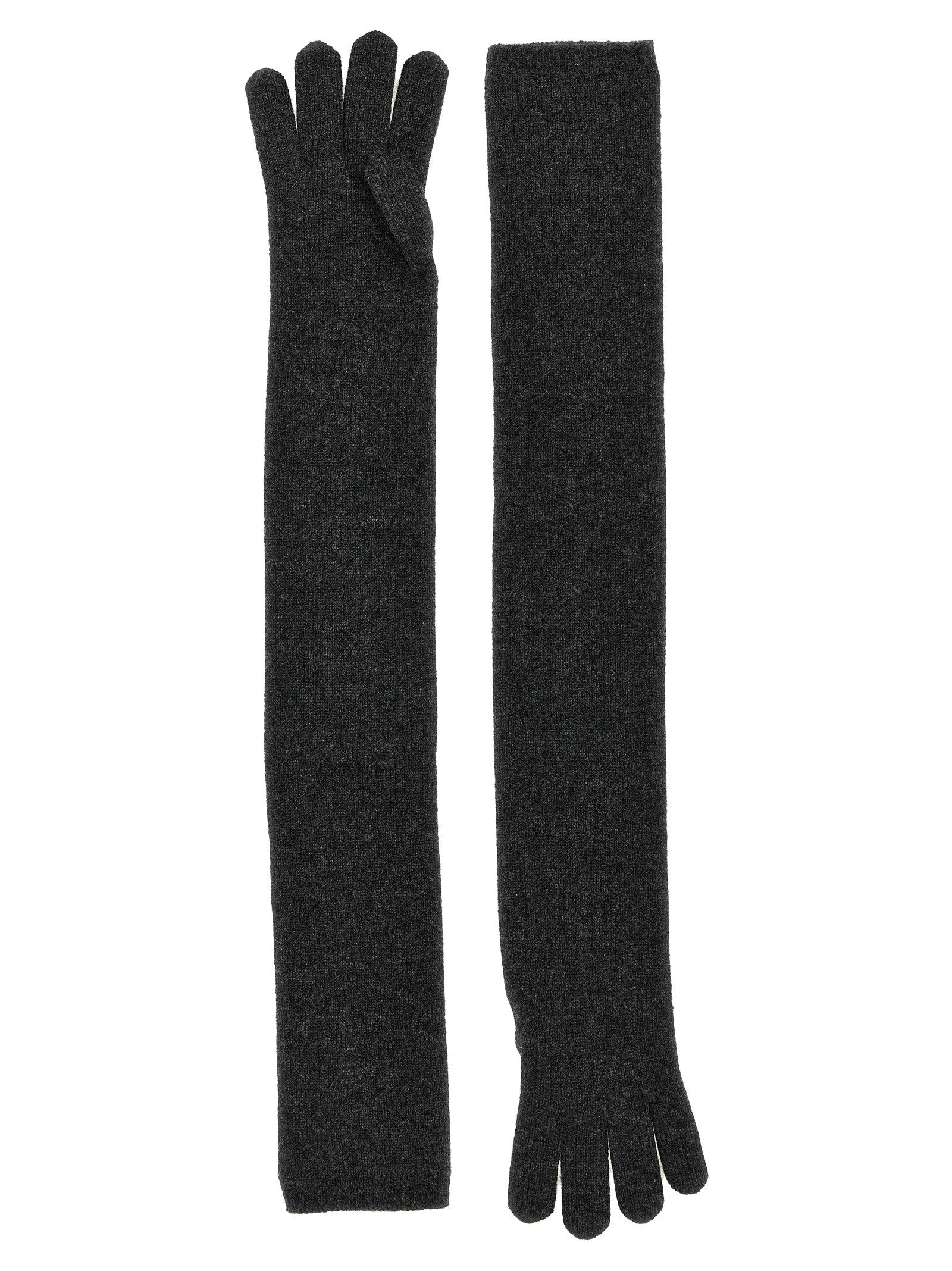 Max Mara Timor Gloves Grey