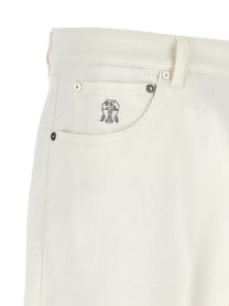 Brunello Cucinelli Tino Jeans White