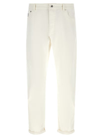 Brunello Cucinelli Tino Jeans White