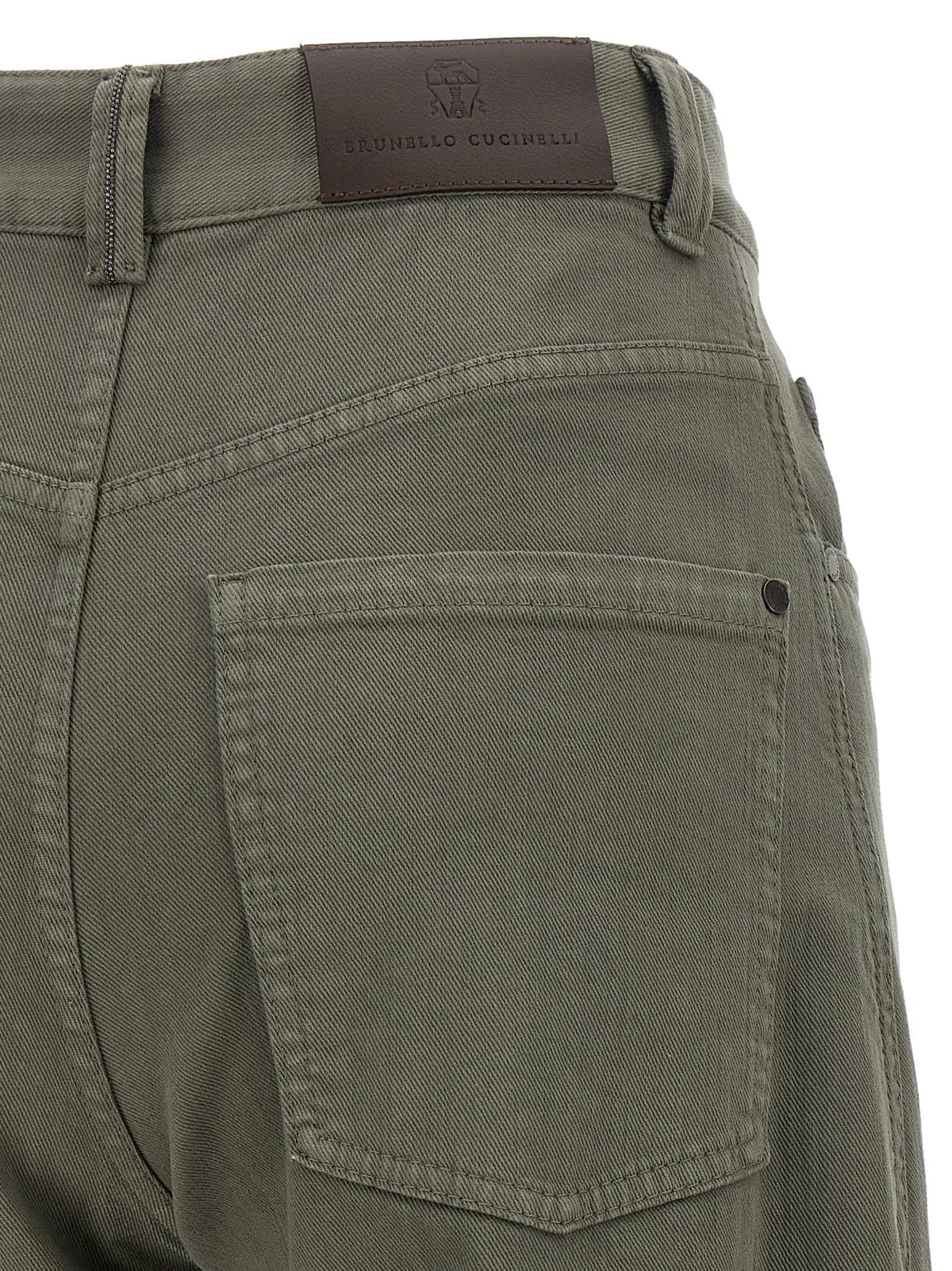 Brunello Cucinelli Tino Jeans Green, view 4