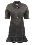 Ganni Tint Edge Dress Black