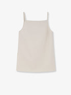 R2W Women's Tinta Square Neck Top White