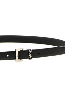 Saint Laurent Tiny Cassandre Belt Black