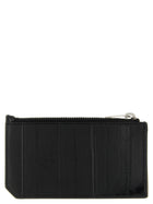 Saint Laurent Tiny Cassandre Card Holder Black, view 2