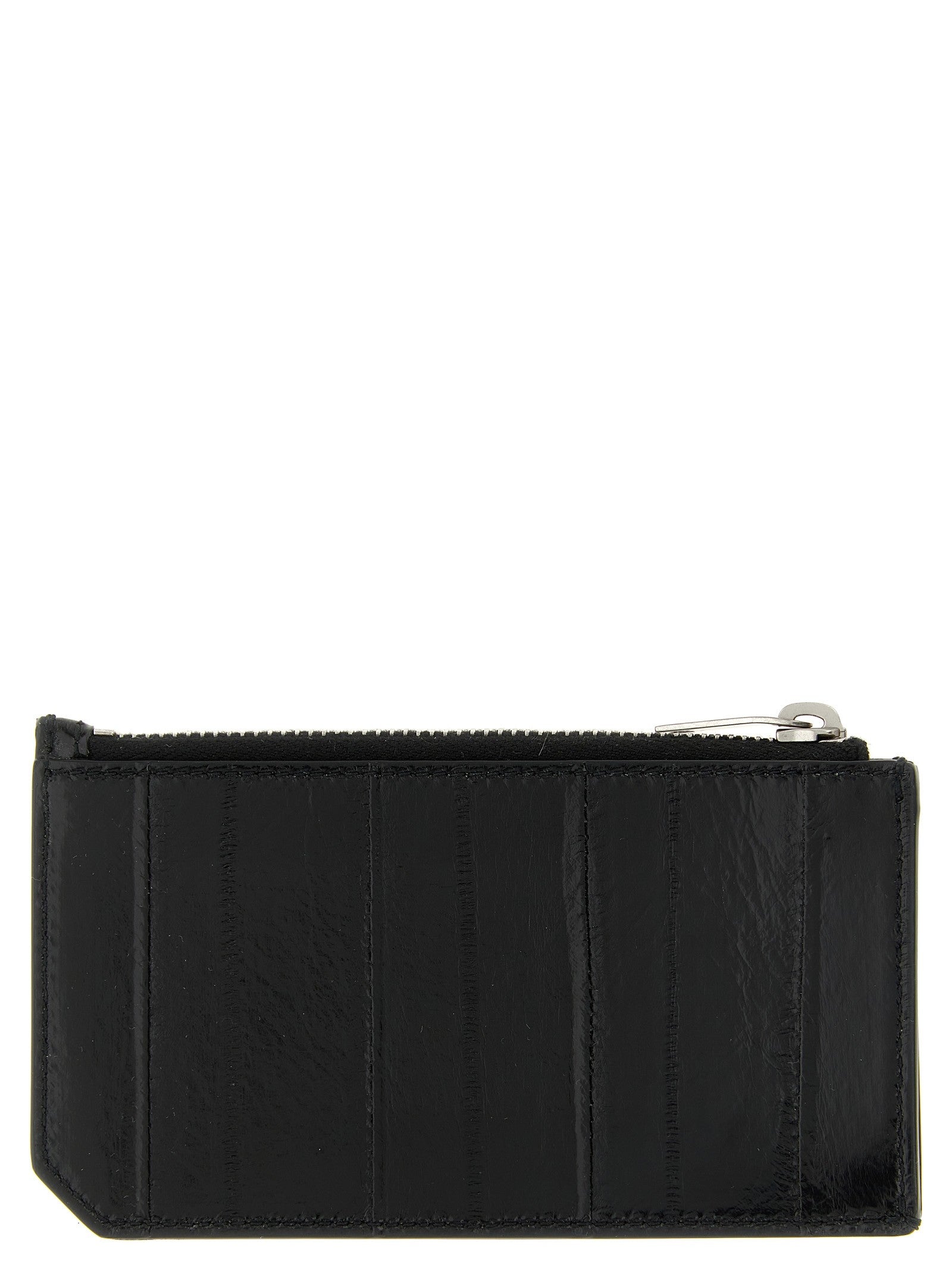 Saint Laurent Tiny Cassandre Card Holder Black