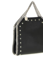 Stella McCartney Tiny Falabella Handbag Black, view 3