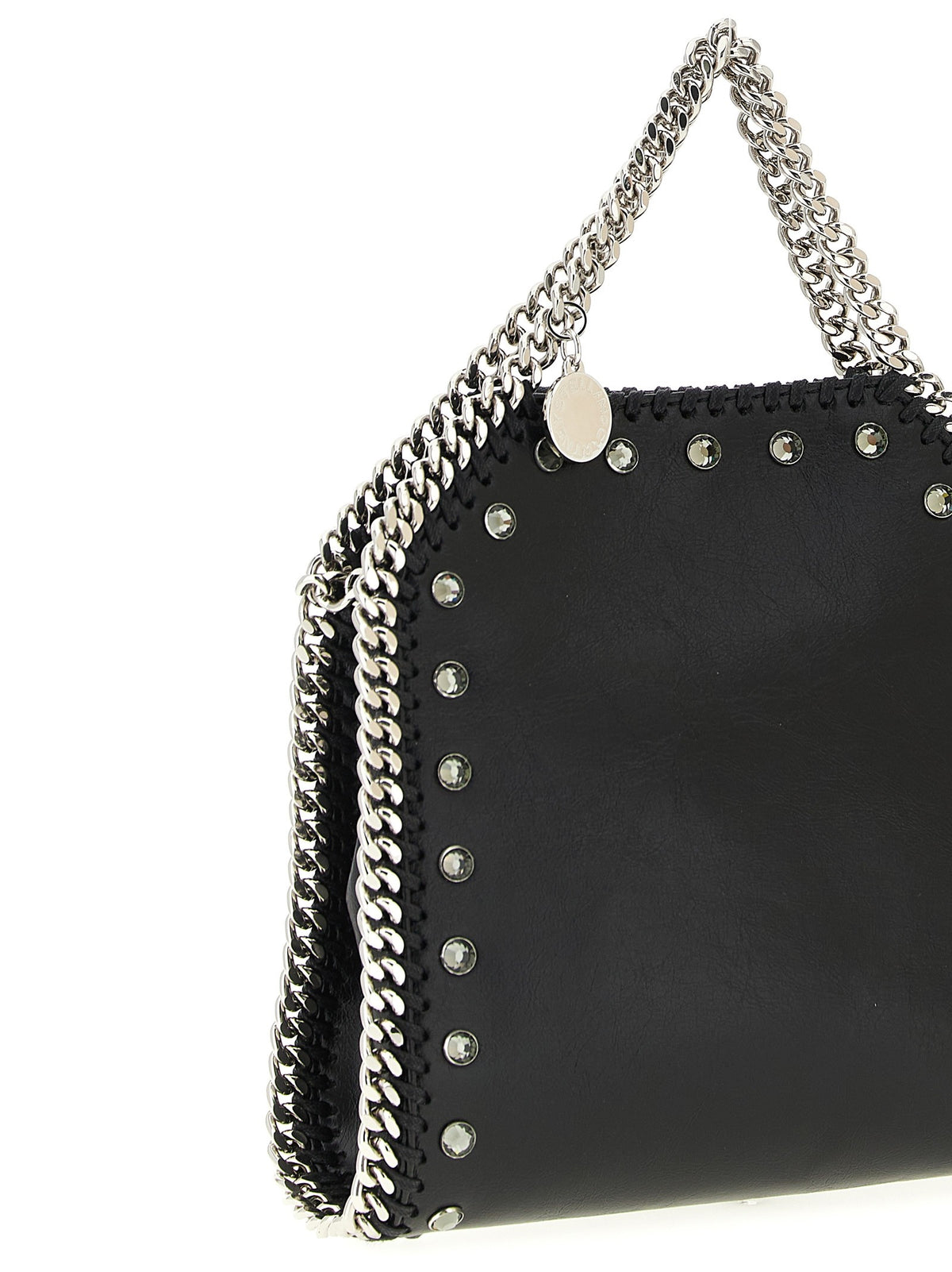 Stella McCartney Tiny Falabella Handbag Black, view 3