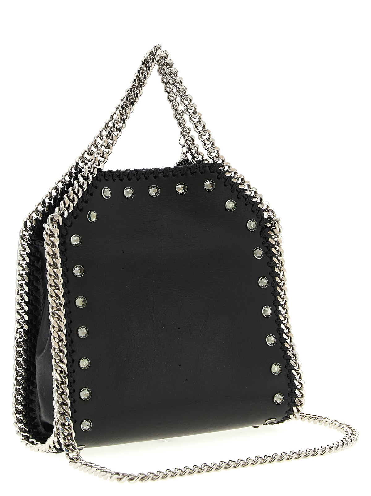 Stella McCartney Tiny Falabella Handbag Black, view 2