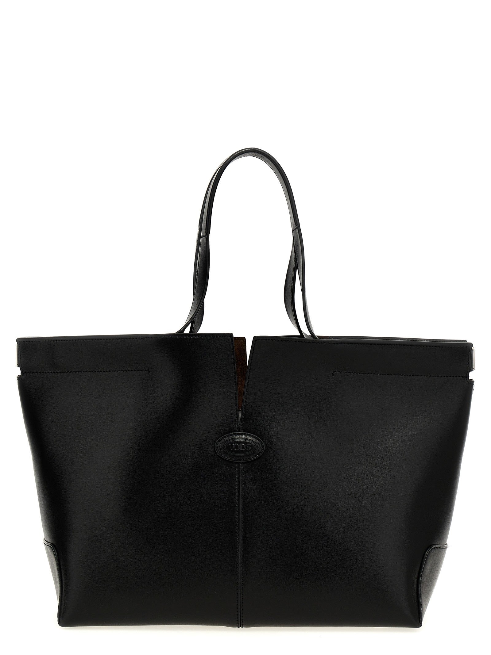 Tod's Tods Di Bag Folio Shopping Bag Black