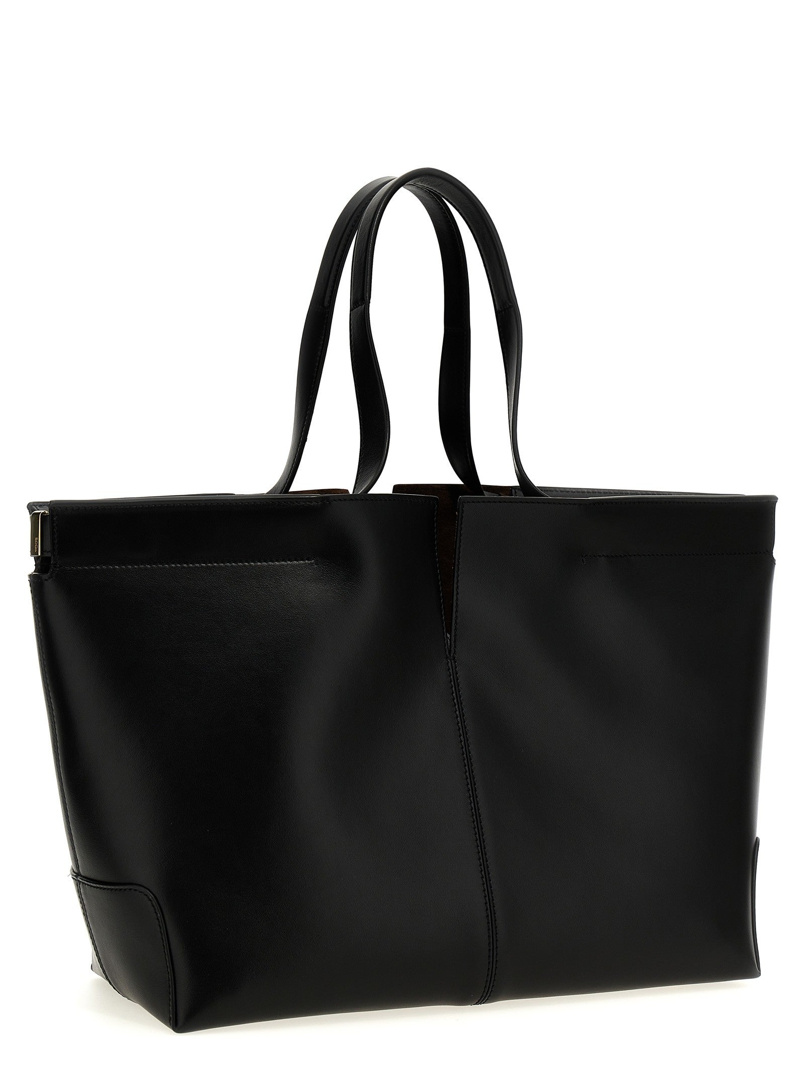 Tod's Tods Di Bag Folio Shopping Bag Black
