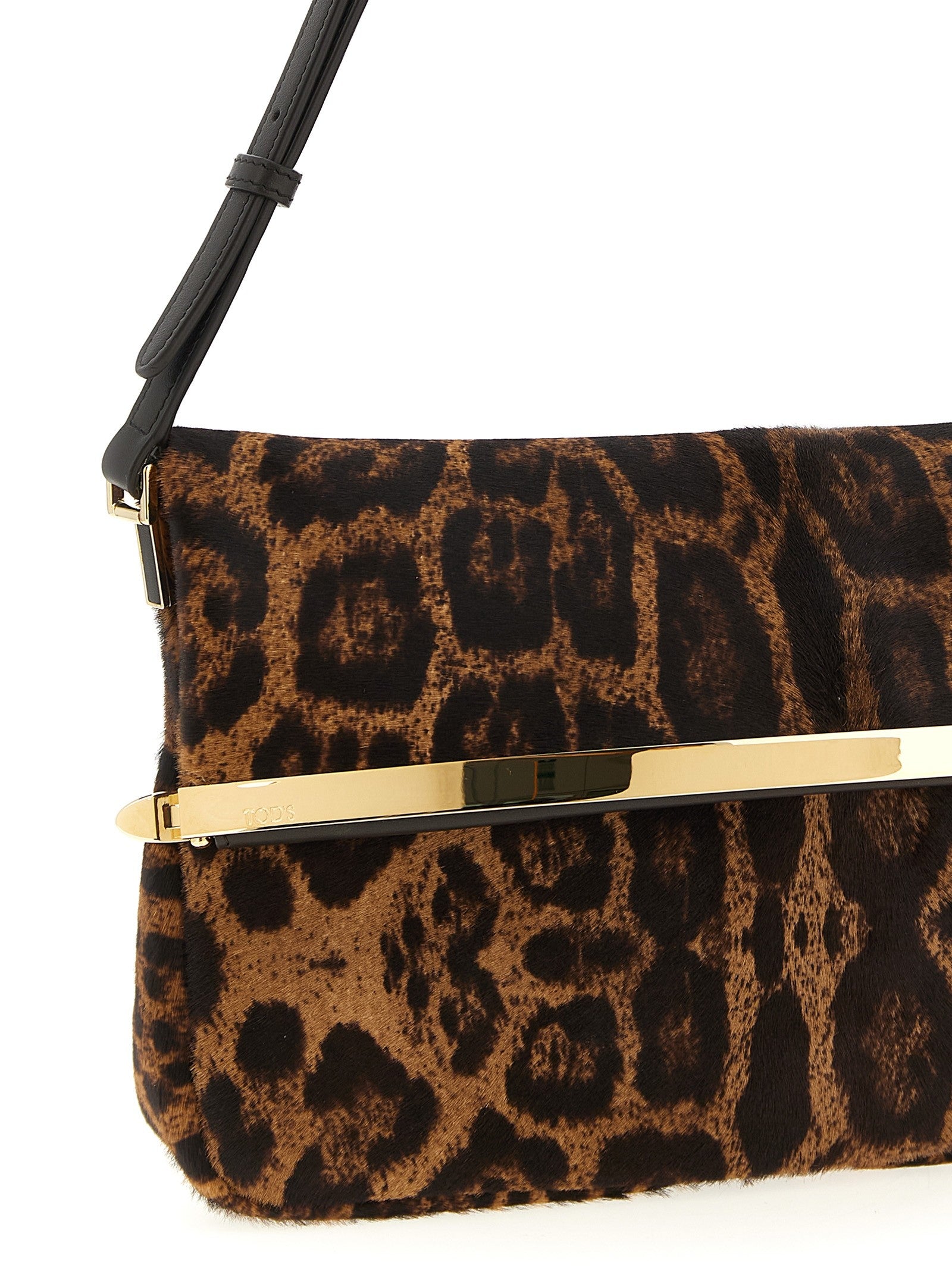 Tod's Tods Magenta Bag Flap Shoulder Bag Brown