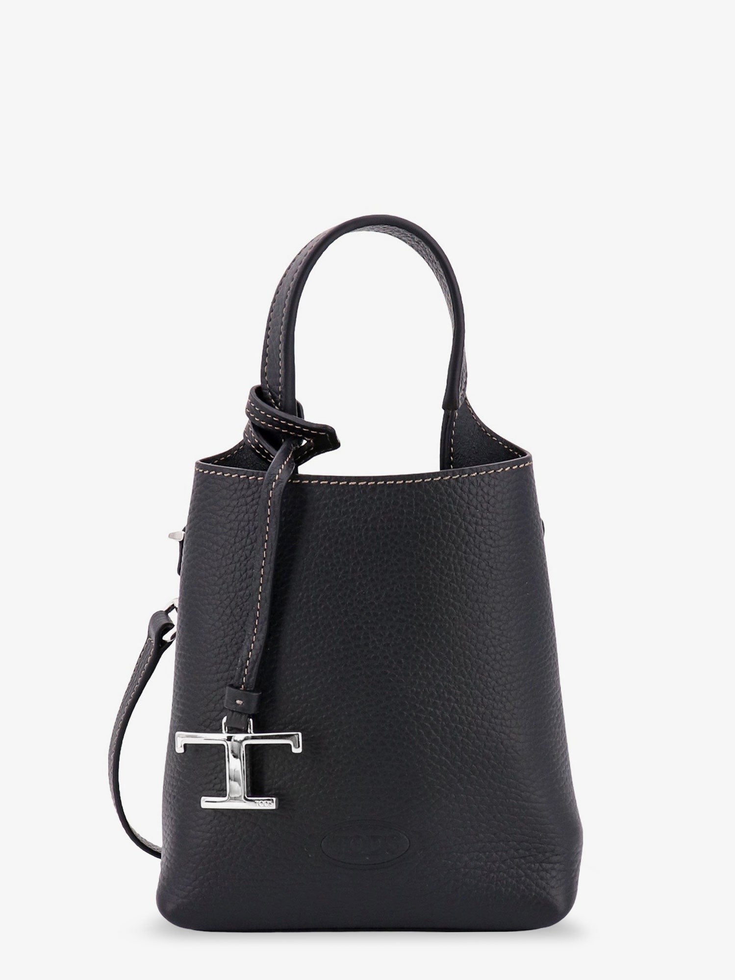 Tod's Women's Tods Textured Leather Micro Bag Black