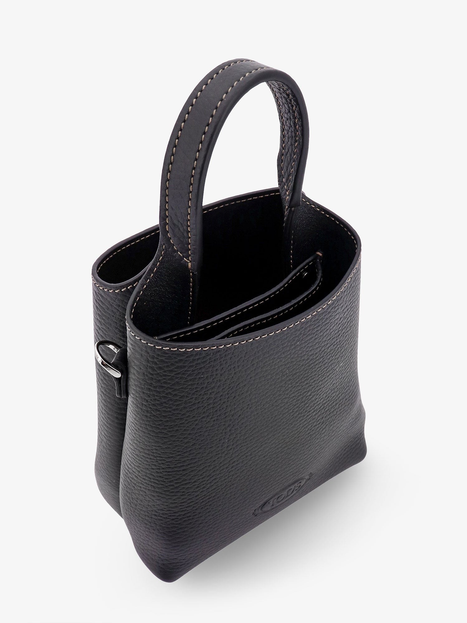 Tod's Women's Tods Textured Leather Micro Bag Black