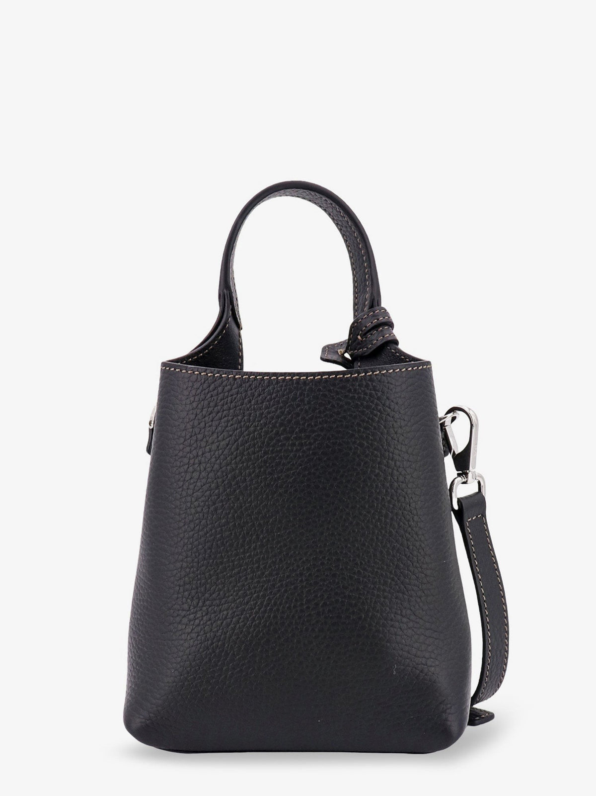 Tod's Women's Tods Textured Leather Micro Bag Black, view 2