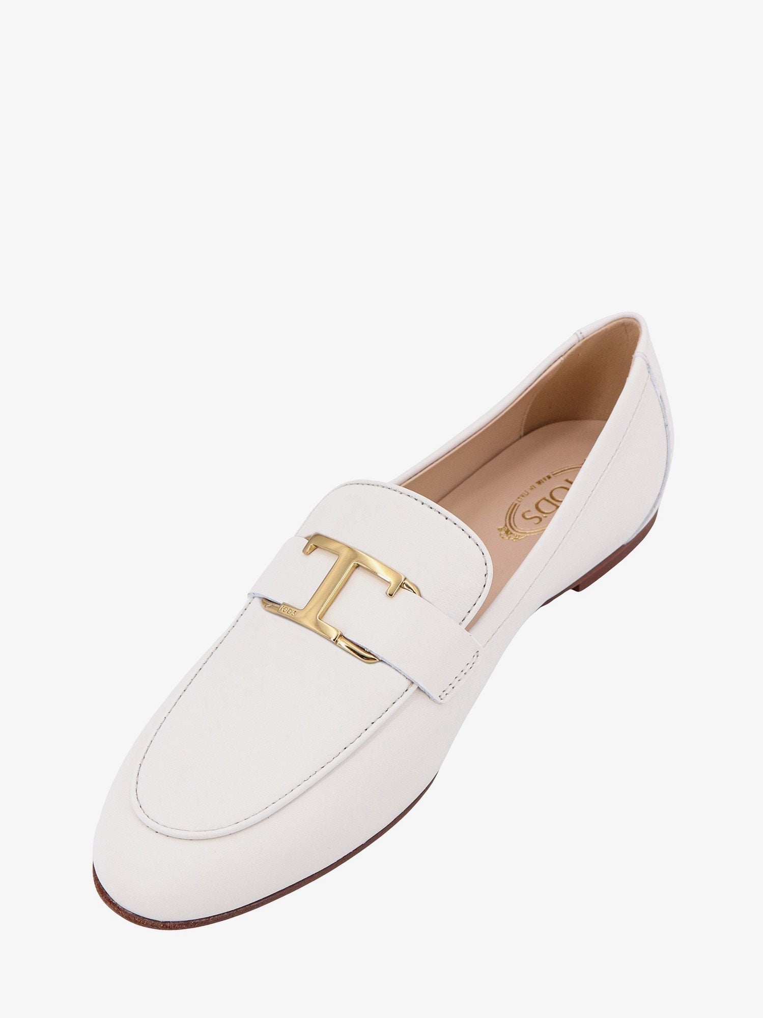 TOD’S - Tod’s T Timeless Leather Loafer - Woman-&gt;Shoes-&gt;Loafers