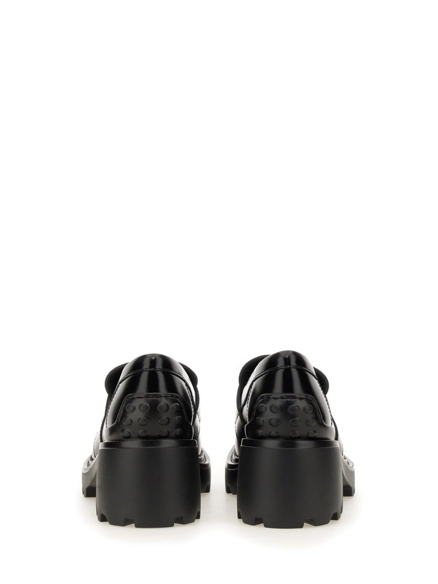 TOD’S - Tod’s Leather Loafer - Woman-&gt;FOOTWEAR-&gt;LOAFERS