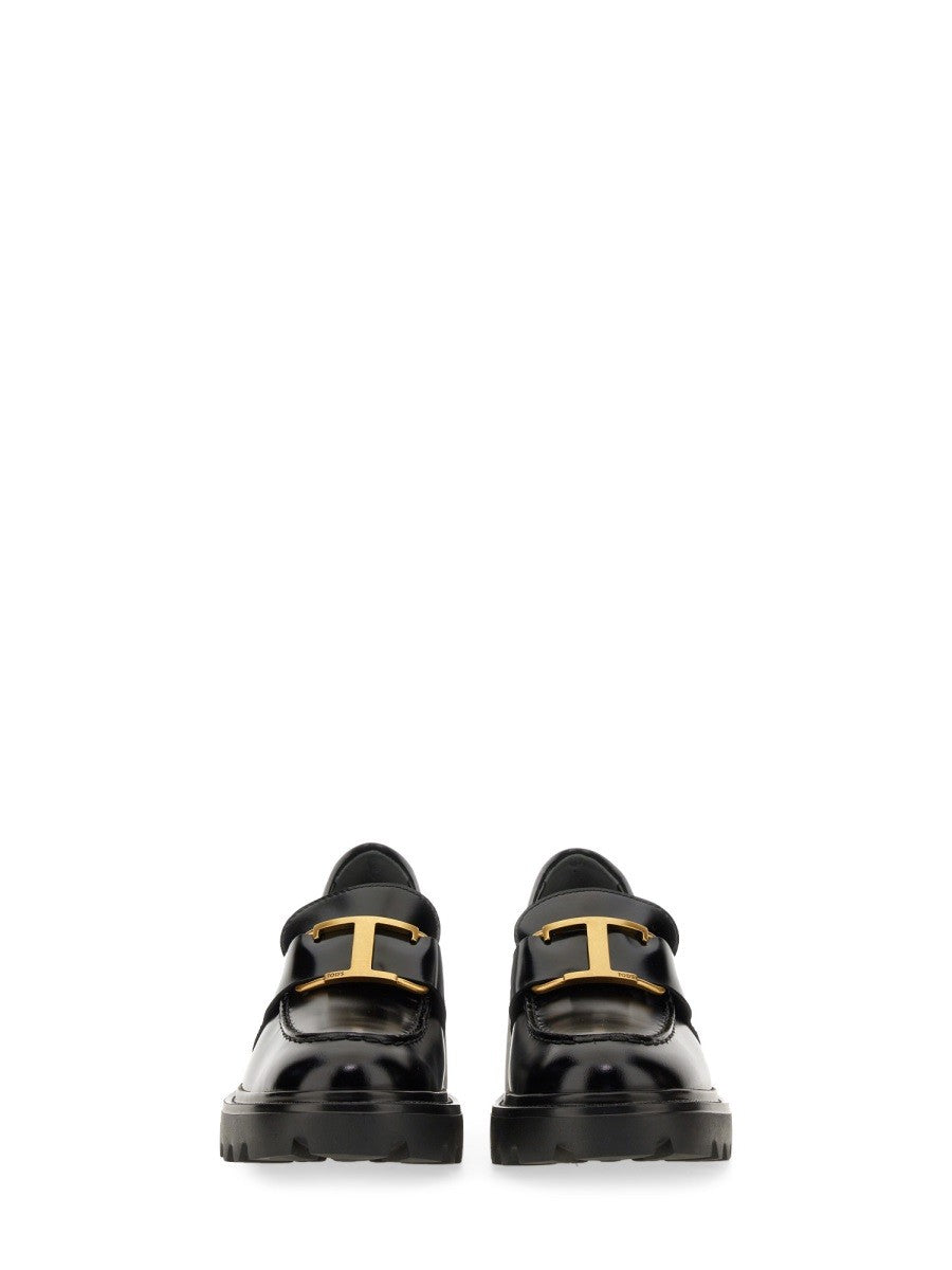 TOD’S - Tod’s Leather Loafer - Woman-&gt;FOOTWEAR-&gt;LOAFERS