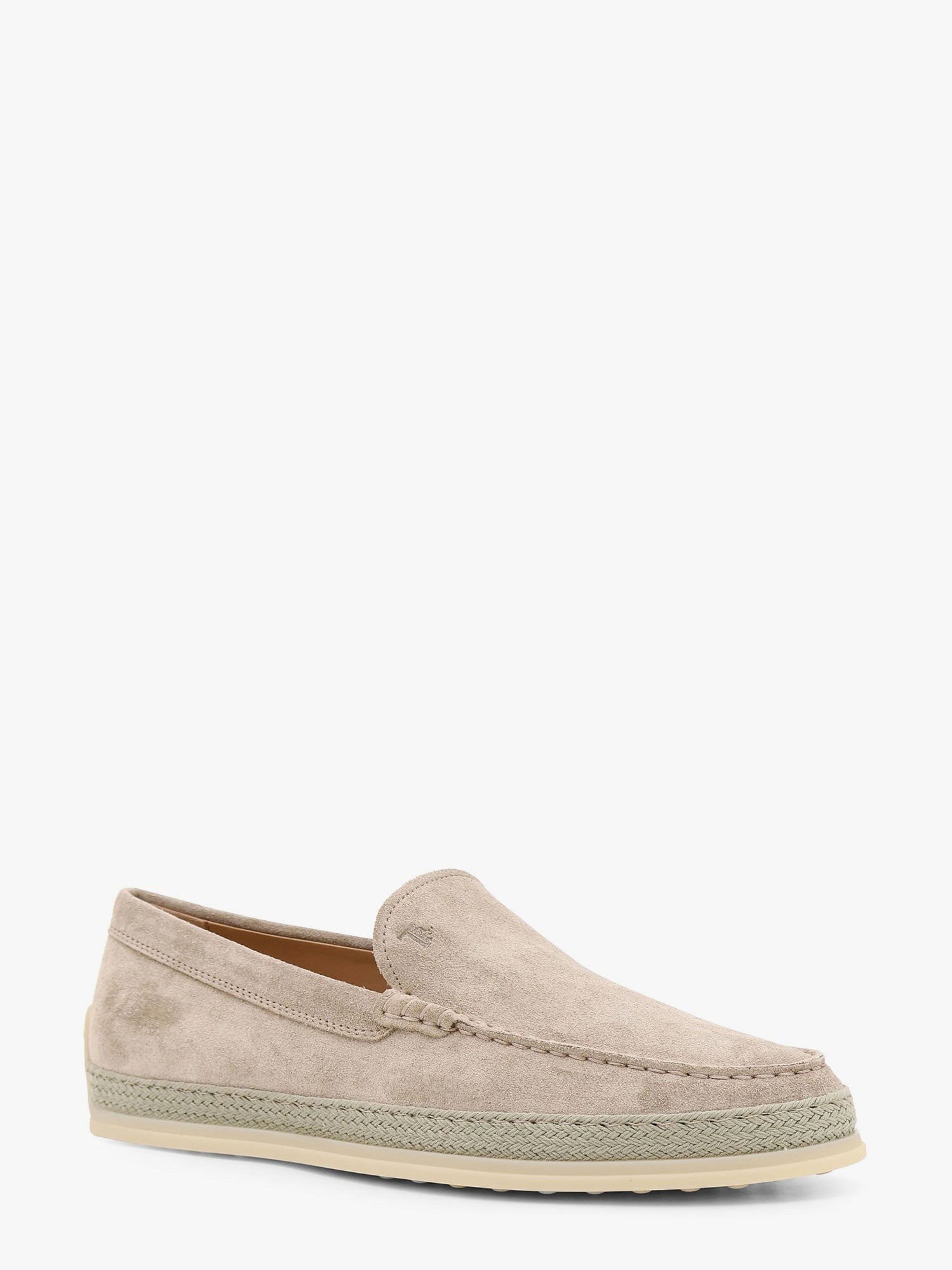 TOD’S - Tod’s Suede Loafer With Engraved Logo - Men’s Shoes