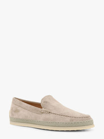 TOD’S - Tod’s Suede Loafer With Engraved Logo - Men’s Shoes