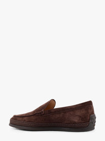 TOD’S - Tod’s Suede Loafer With Engraved Logo - Men’s Shoes