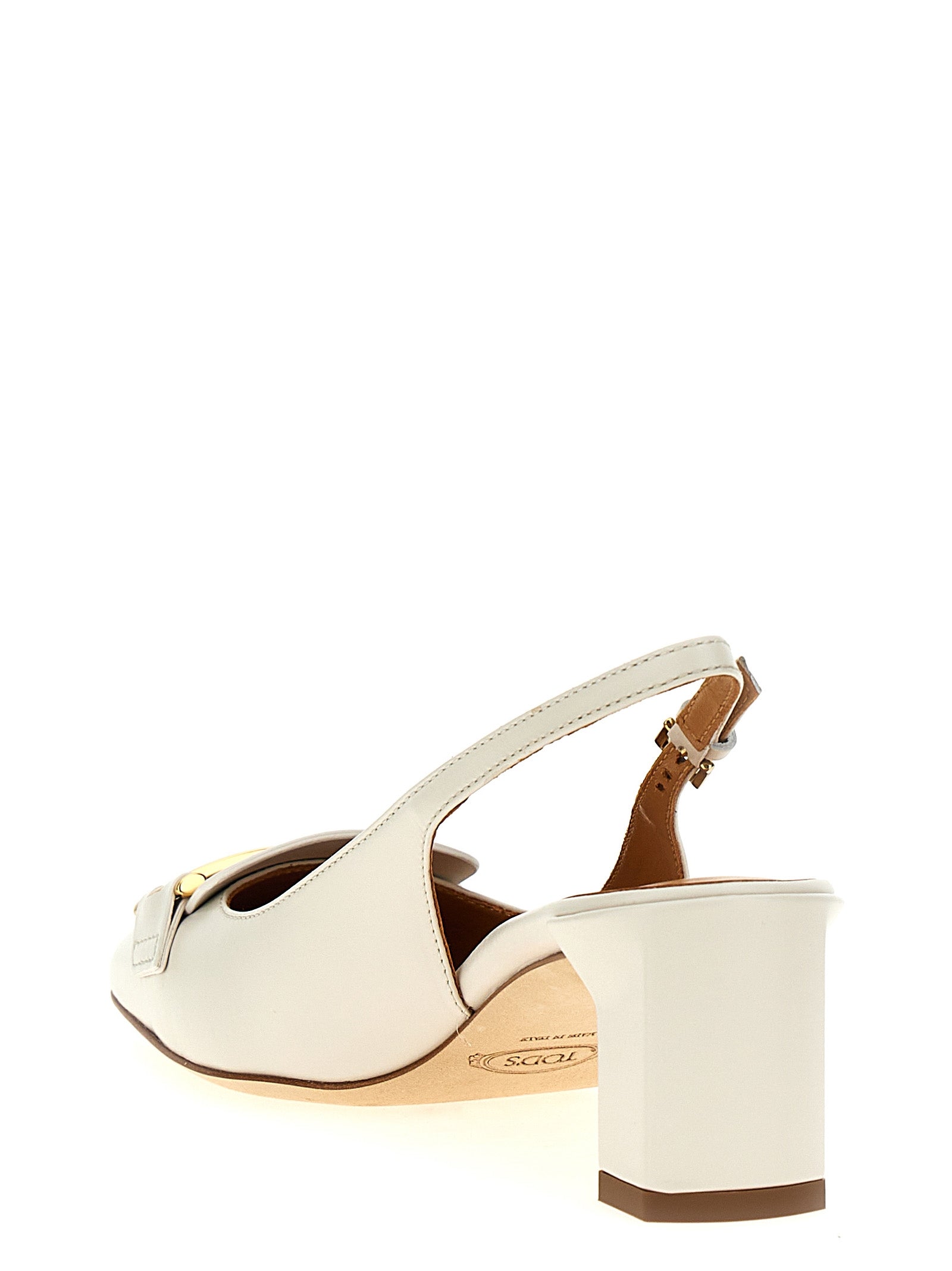 TOD’S - TOD’S - ’Cuoio T’ slingback - Women’s Shoes