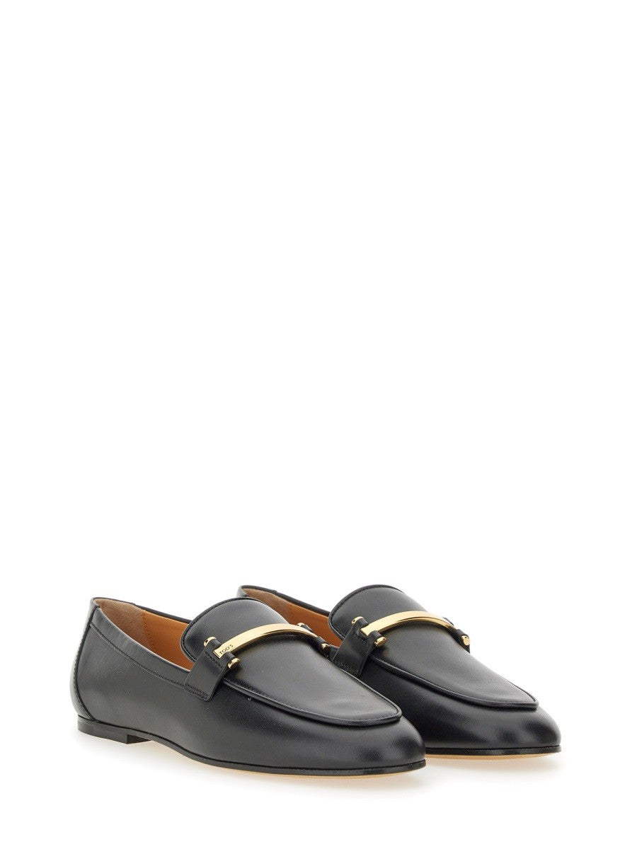 TOD’S - Tod’s Leather Loafer - Woman-&gt;FOOTWEAR-&gt;LOAFERS