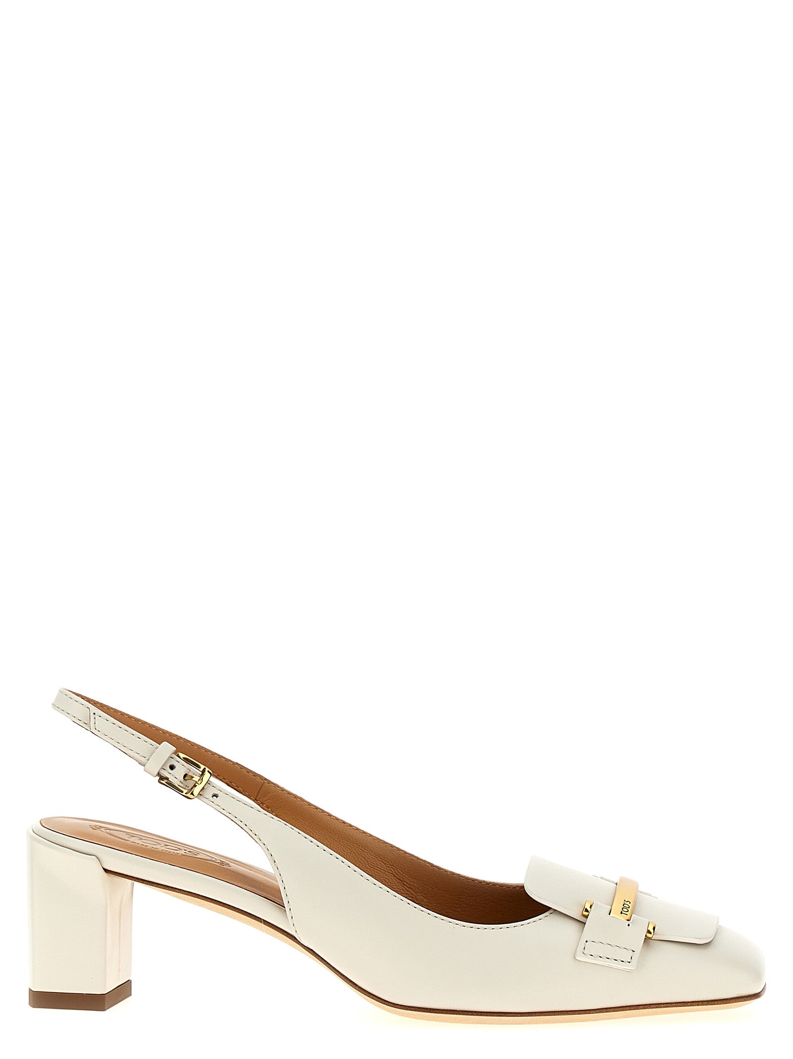 TOD’S - TOD’S - ’Cuoio T’ slingback - Women’s Shoes