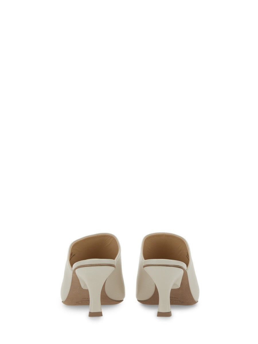 TOD’S - Tod’s Leather Sandal - Woman-&gt;FOOTWEAR-&gt;HIGH HEELS