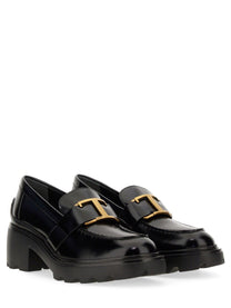 TOD’S - Tod’s Leather Loafer - Woman-&gt;FOOTWEAR-&gt;LOAFERS