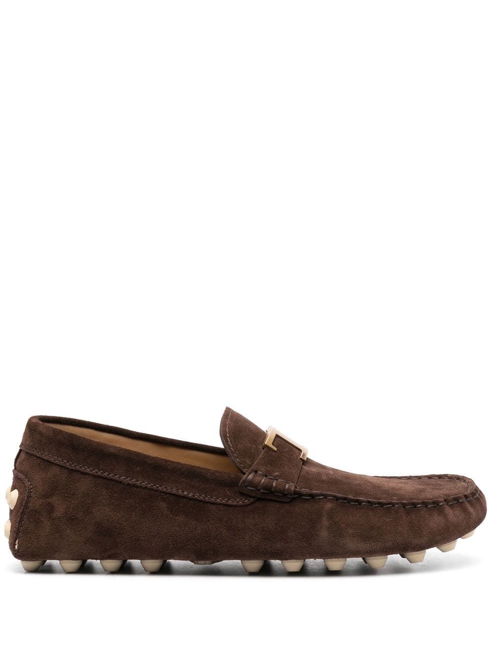Tod’S - Tod’s Gommino Bubble T Timeless nubuck driving shoes - Moccasins