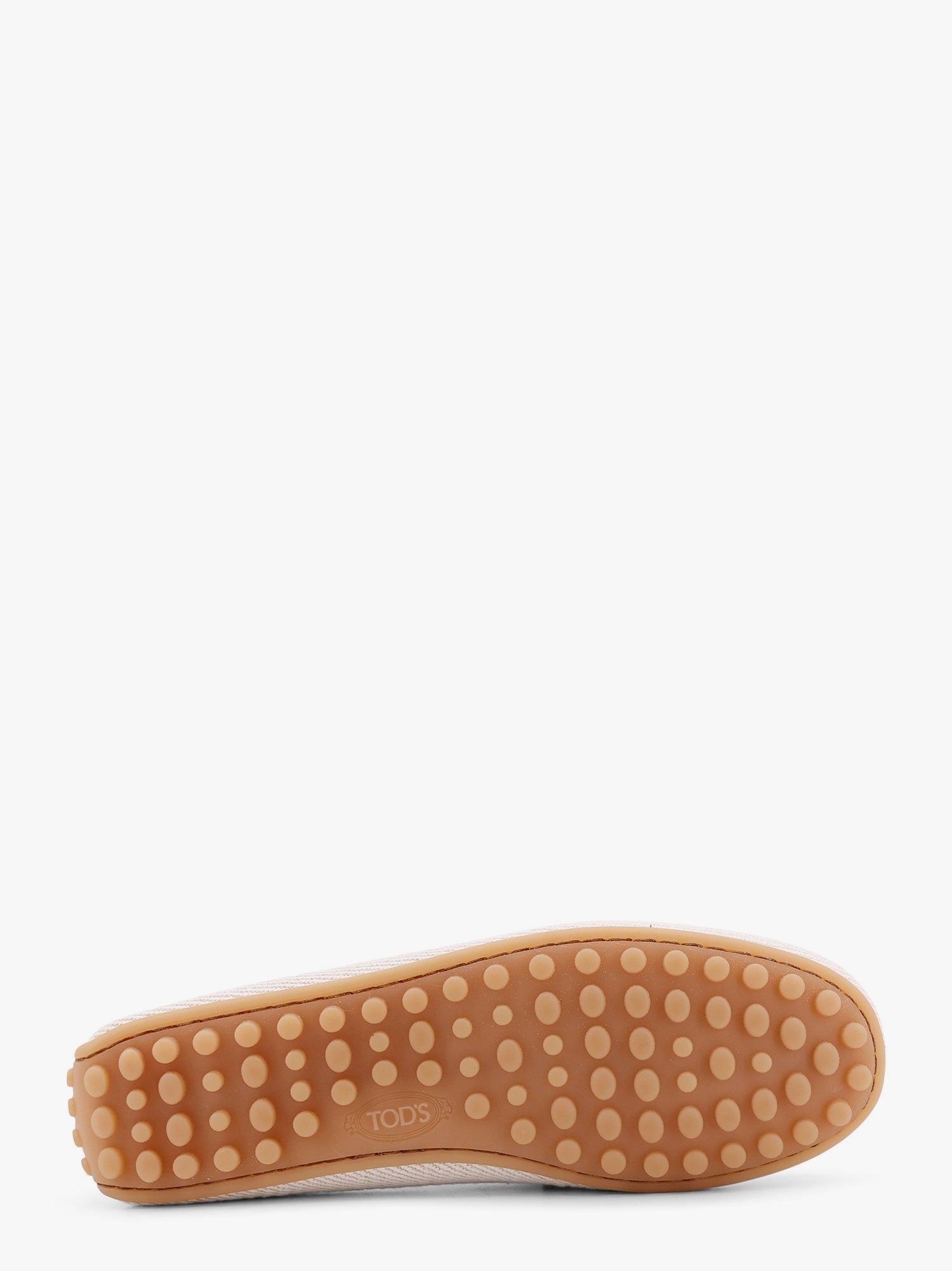 TOD’S - Tod’s Canvas Loafer With T Timeless Detail - Woman-&gt;Shoes-&gt;Loafers