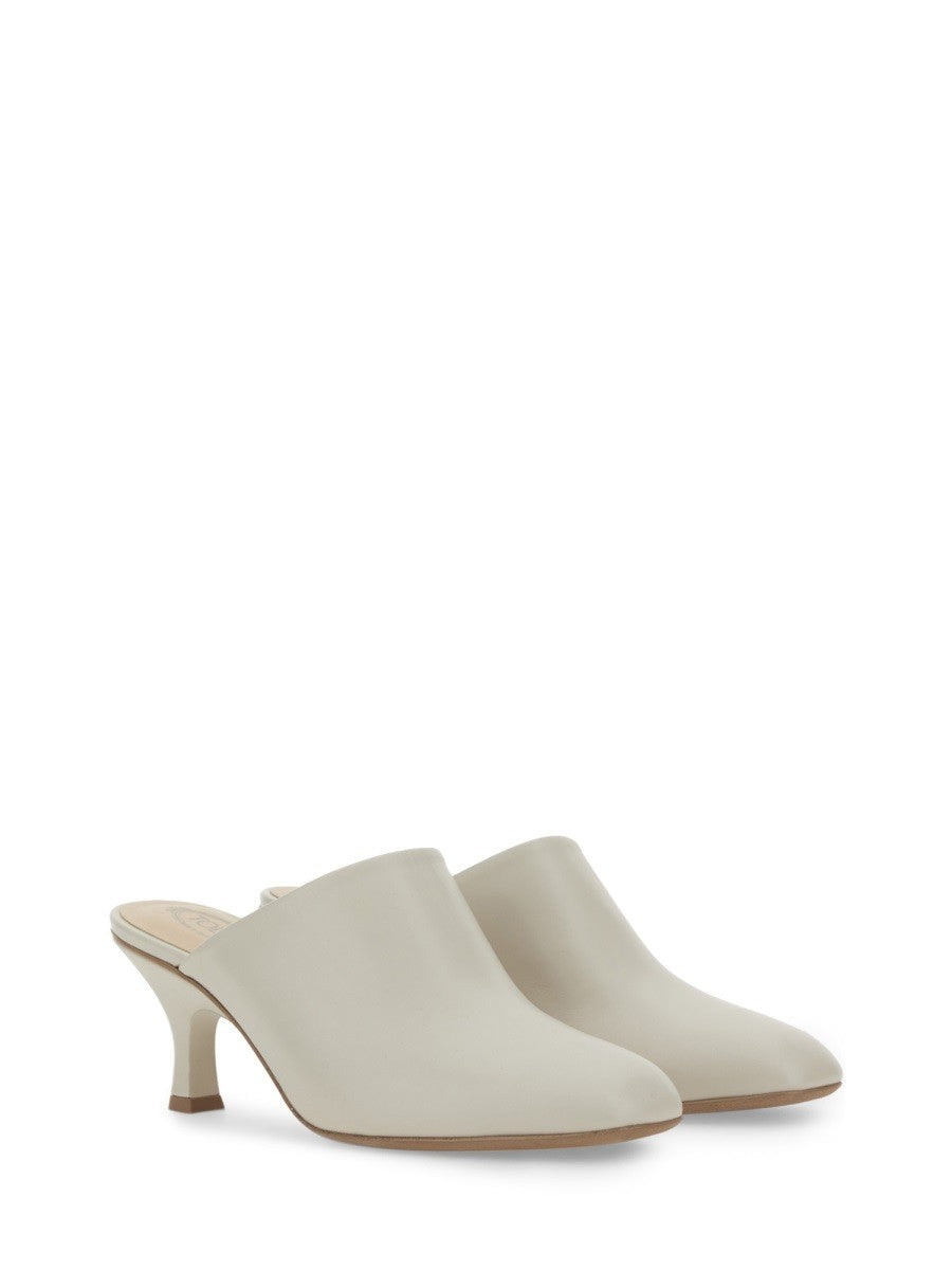 TOD’S - Tod’s Leather Sandal - Woman-&gt;FOOTWEAR-&gt;HIGH HEELS