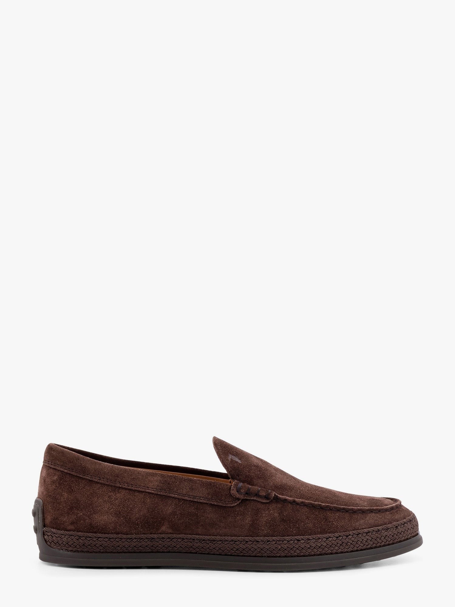 TOD’S - Tod’s Suede Loafer With Engraved Logo - Men’s Shoes