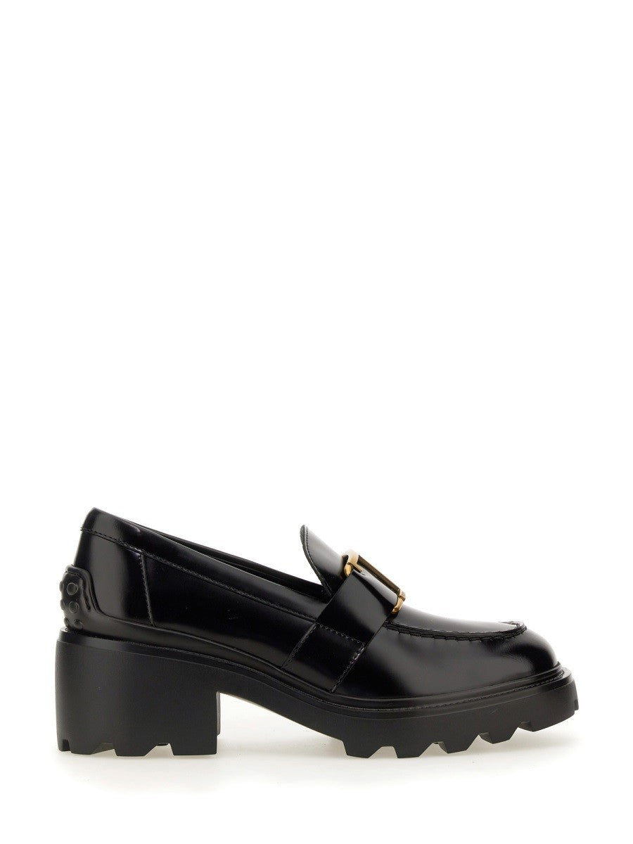 TOD’S - Tod’s Leather Loafer - Woman-&gt;FOOTWEAR-&gt;LOAFERS