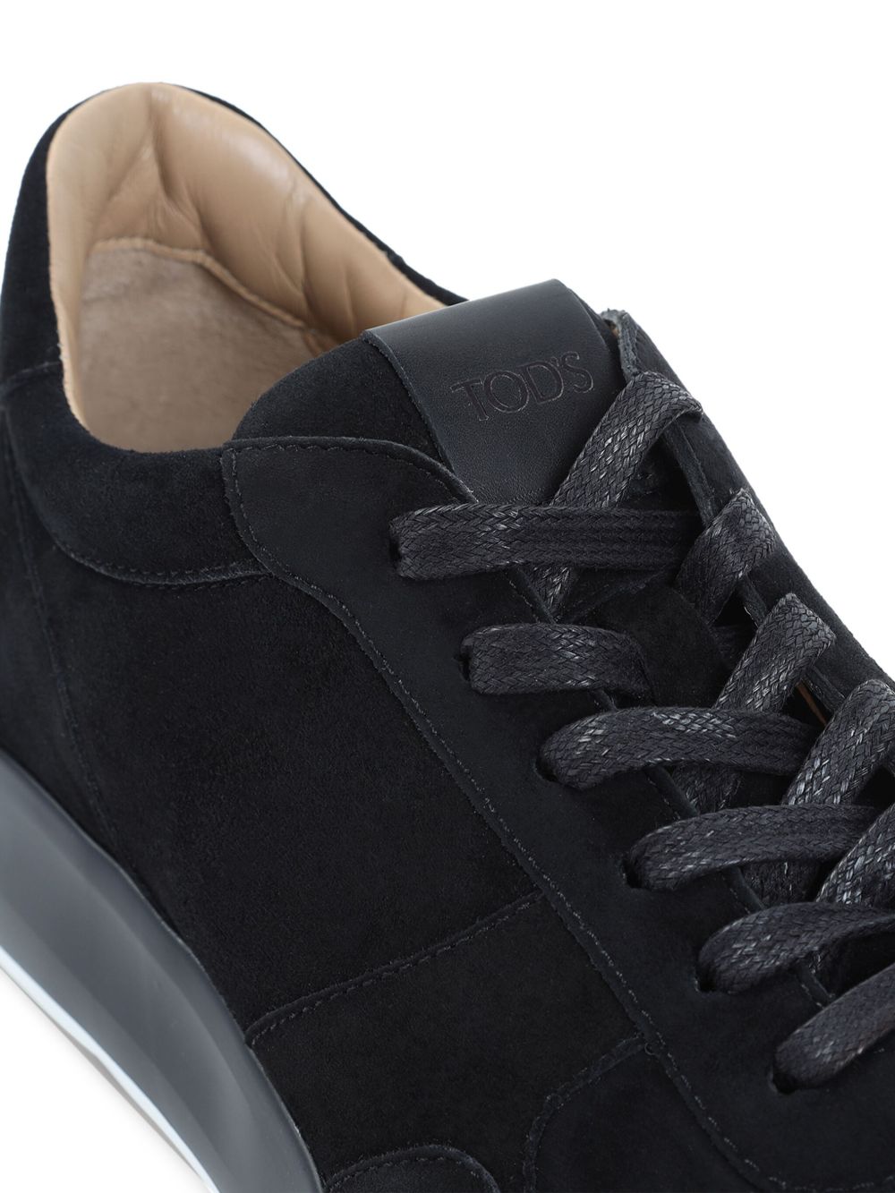 Tod’S - Tod’s Red Dot Sneakers in Pashmy Suede - Men’s Shoes
