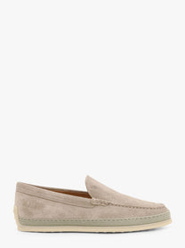TOD’S - Tod’s Suede Loafer With Engraved Logo - Men’s Shoes