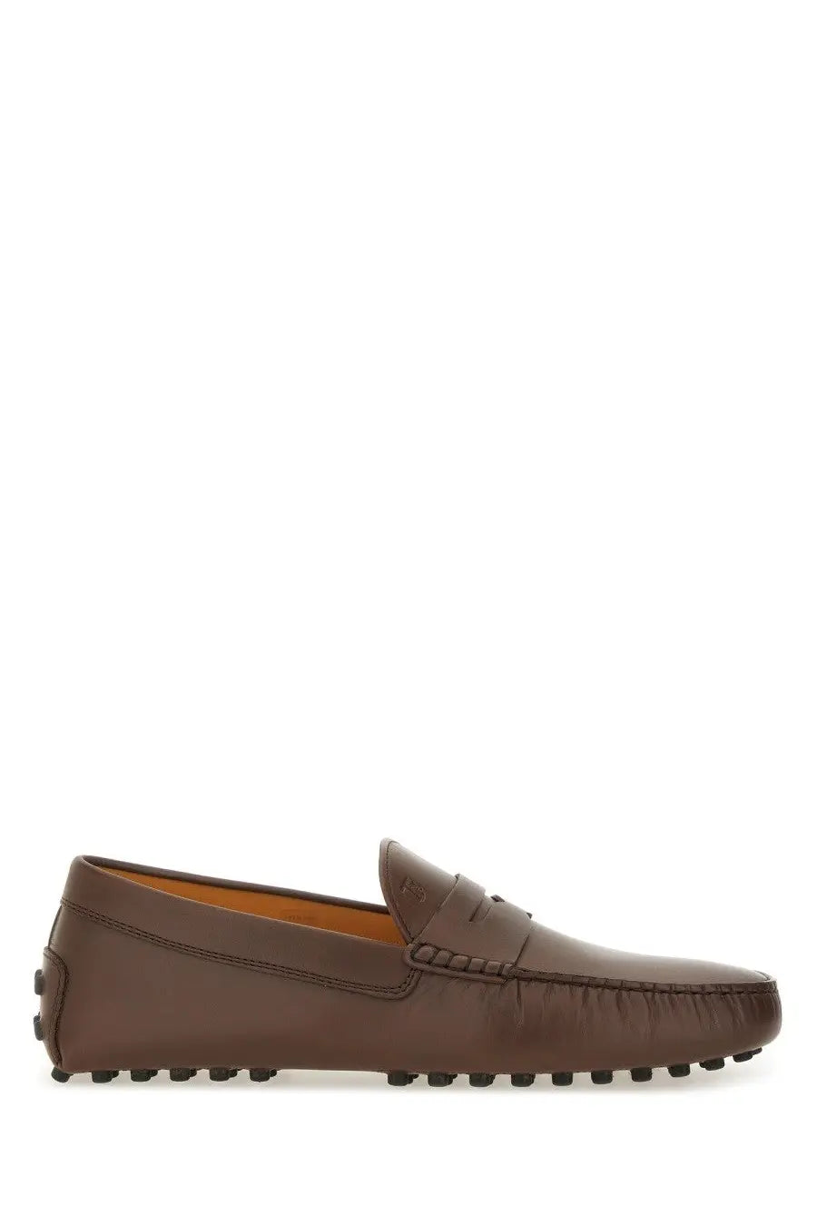 Tod's Men's Moccasin Gommino Bubble Brown