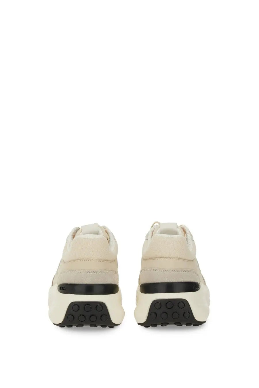 Tod's Women's Fabric and Suede Sneaker Beige, view 3