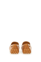 Tod's Women's Leather Gommino Loafer Beige, view 3
