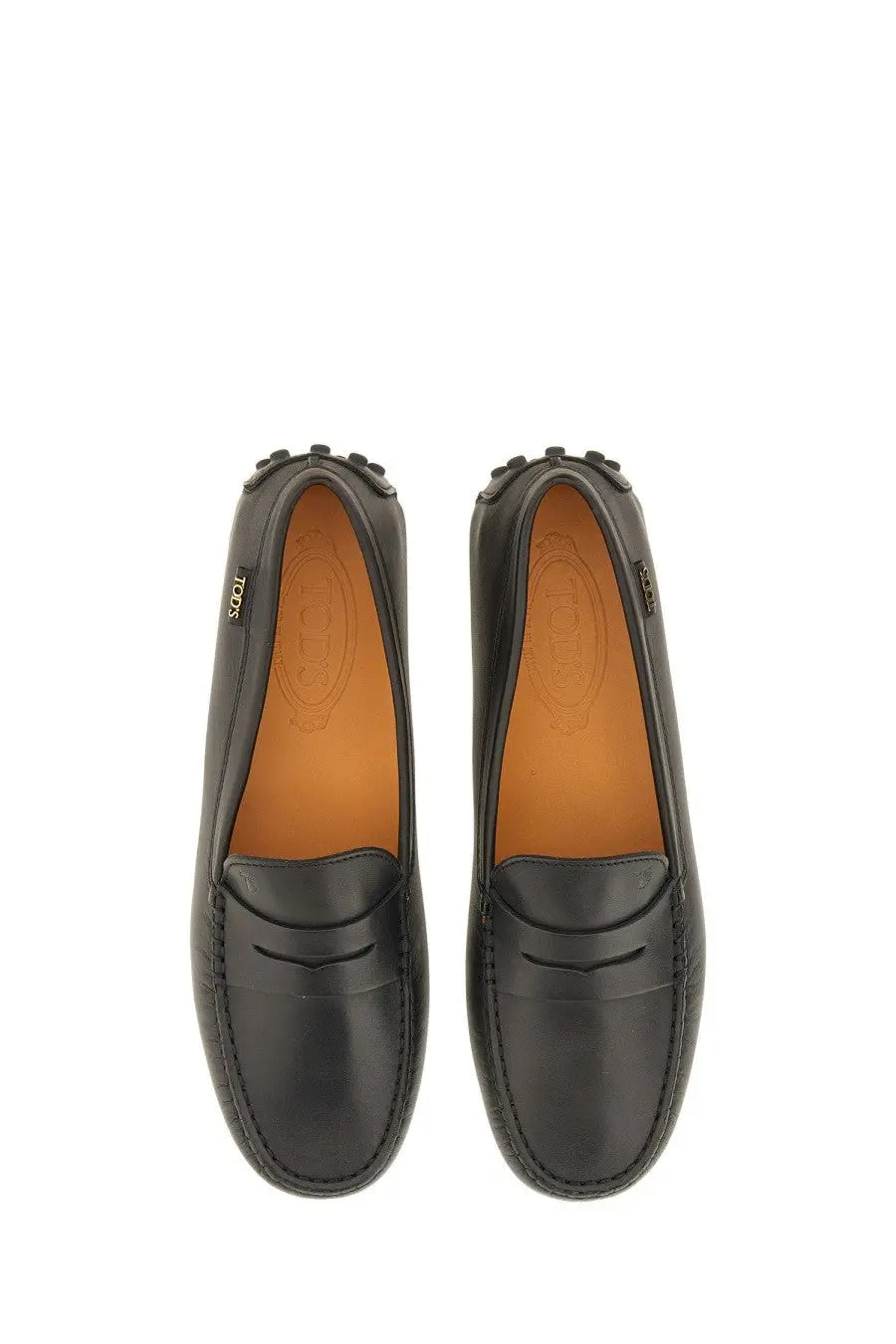Tod's Women's Leather Gommino Loafer Black, view 5