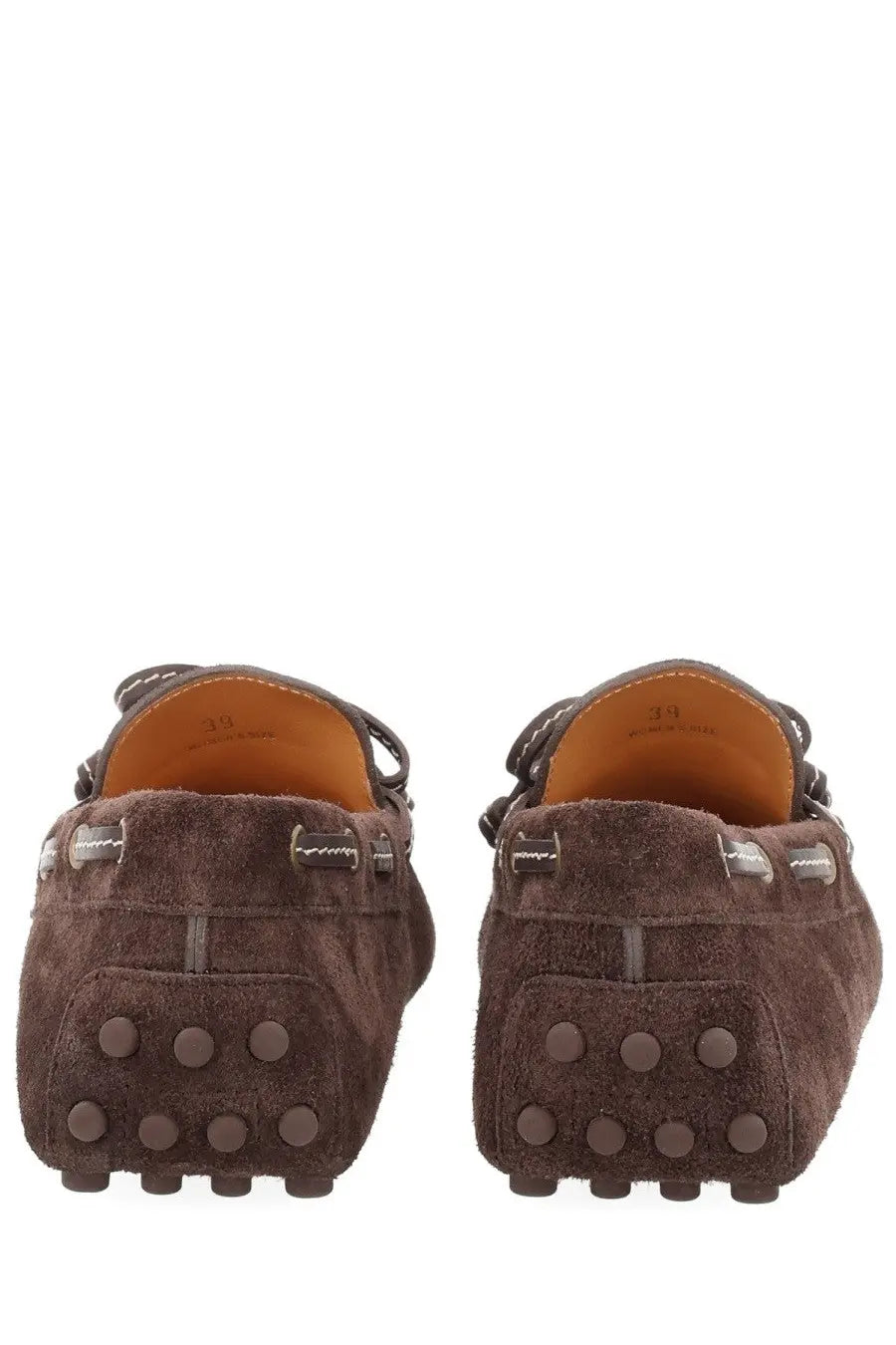 Tod's Women's Suede Loafers Brown, view 4