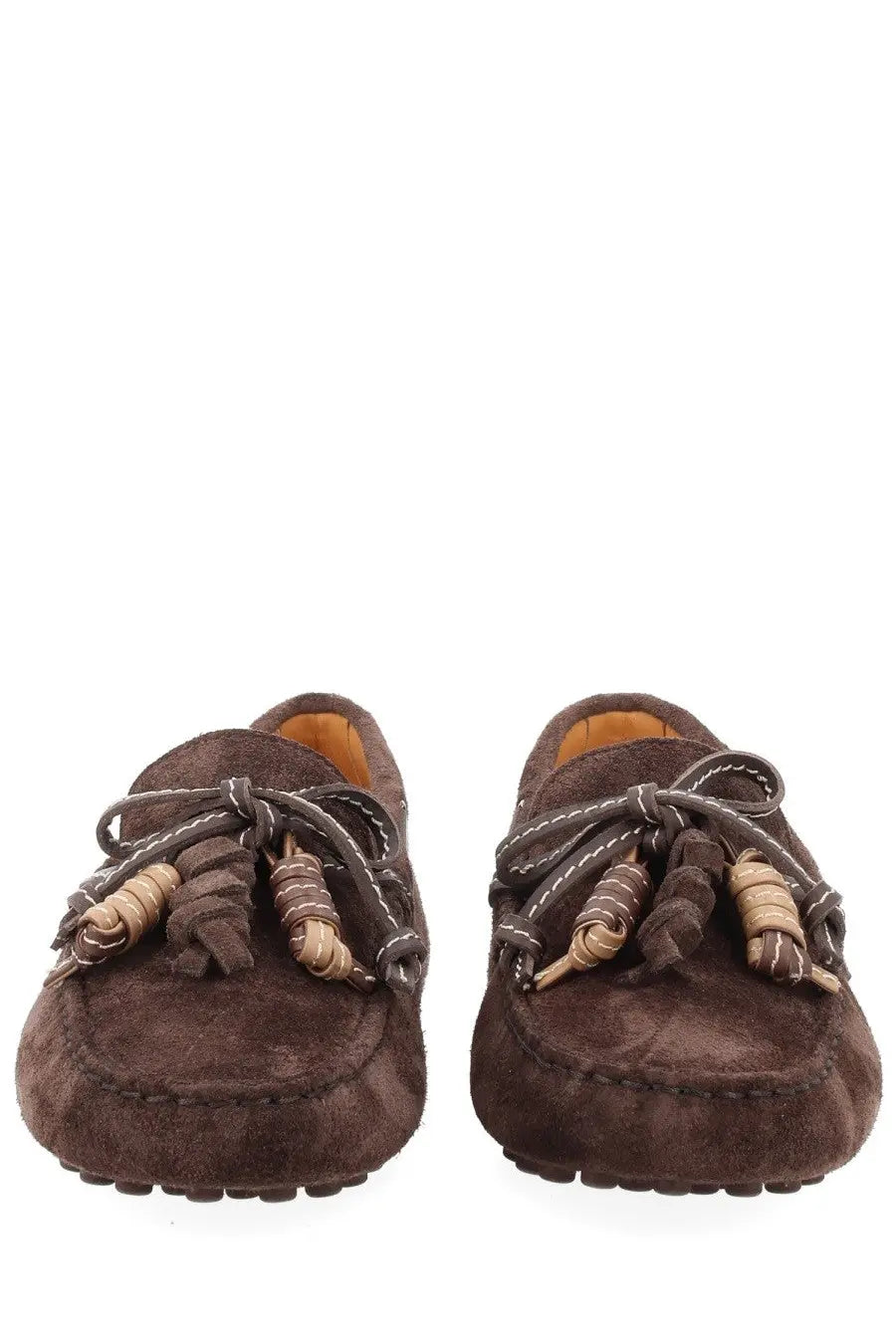 Tod's Women's Suede Loafers Brown, view 3