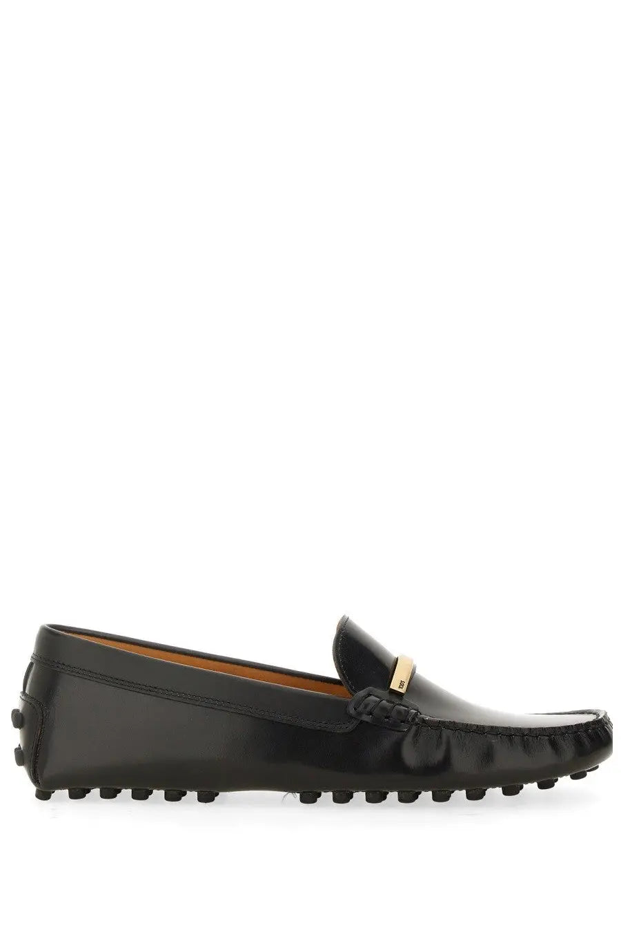 Tod's Women's Moccasin Rubbermaid Black