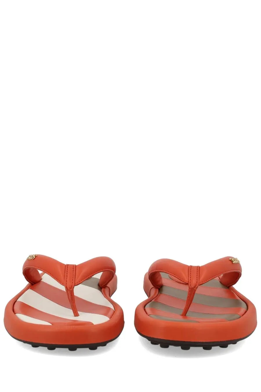 Tod's Women's Flip-Flops Sandals Orange, view 3