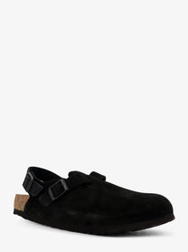 Birkenstock Unisex Tokio II Suede Mule Black