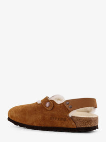 Birkenstock Women's Tokio Inside Shearling Suede Mule Grey