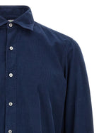 Finamore Tokyo Shirt Blue, view 3
