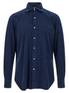 Finamore Tokyo Shirt Blue