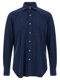 Finamore Tokyo Shirt Blue