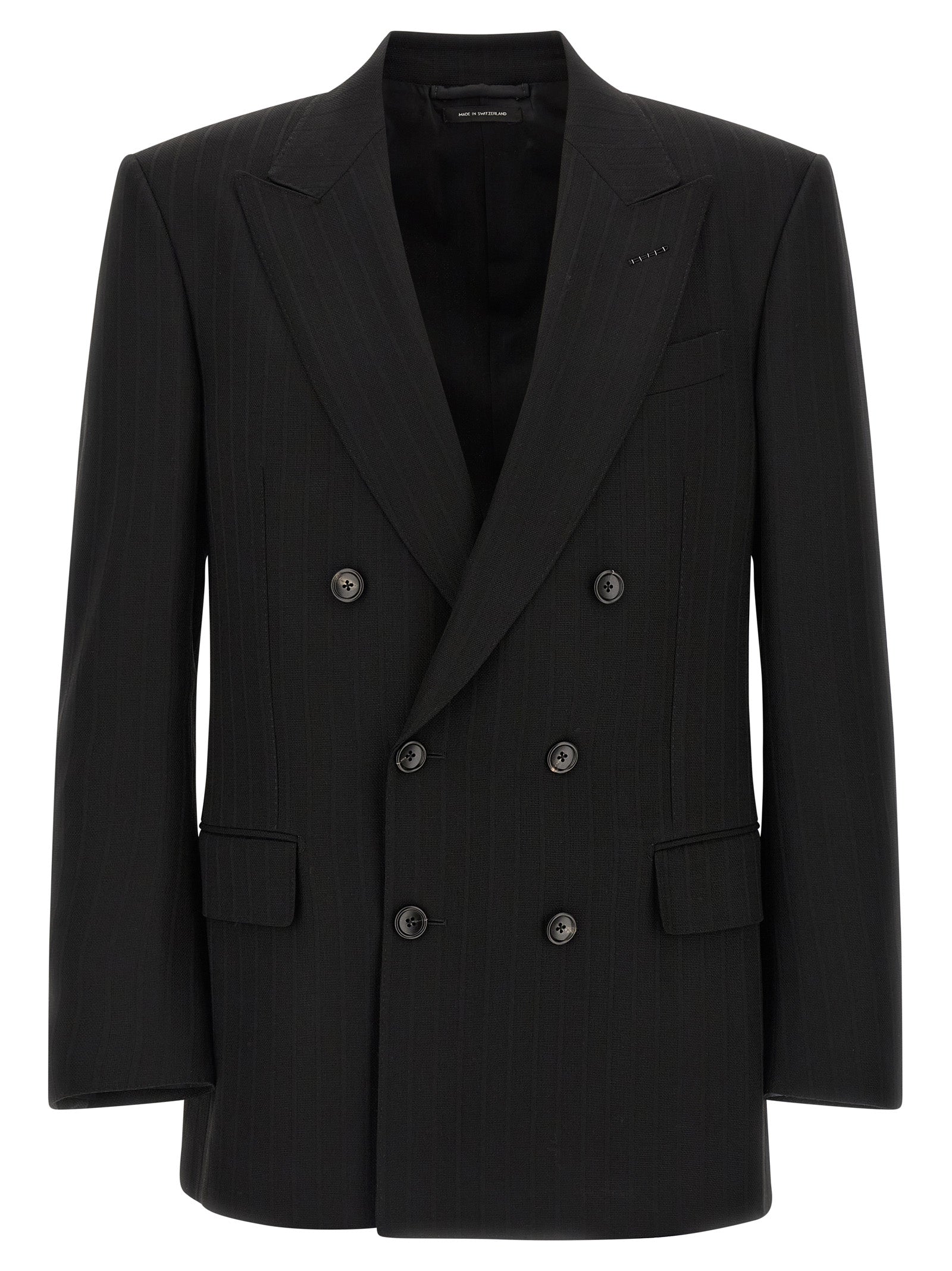 TOM FORD - TOM FORD - Satin striped blazer - Men’s Clothing